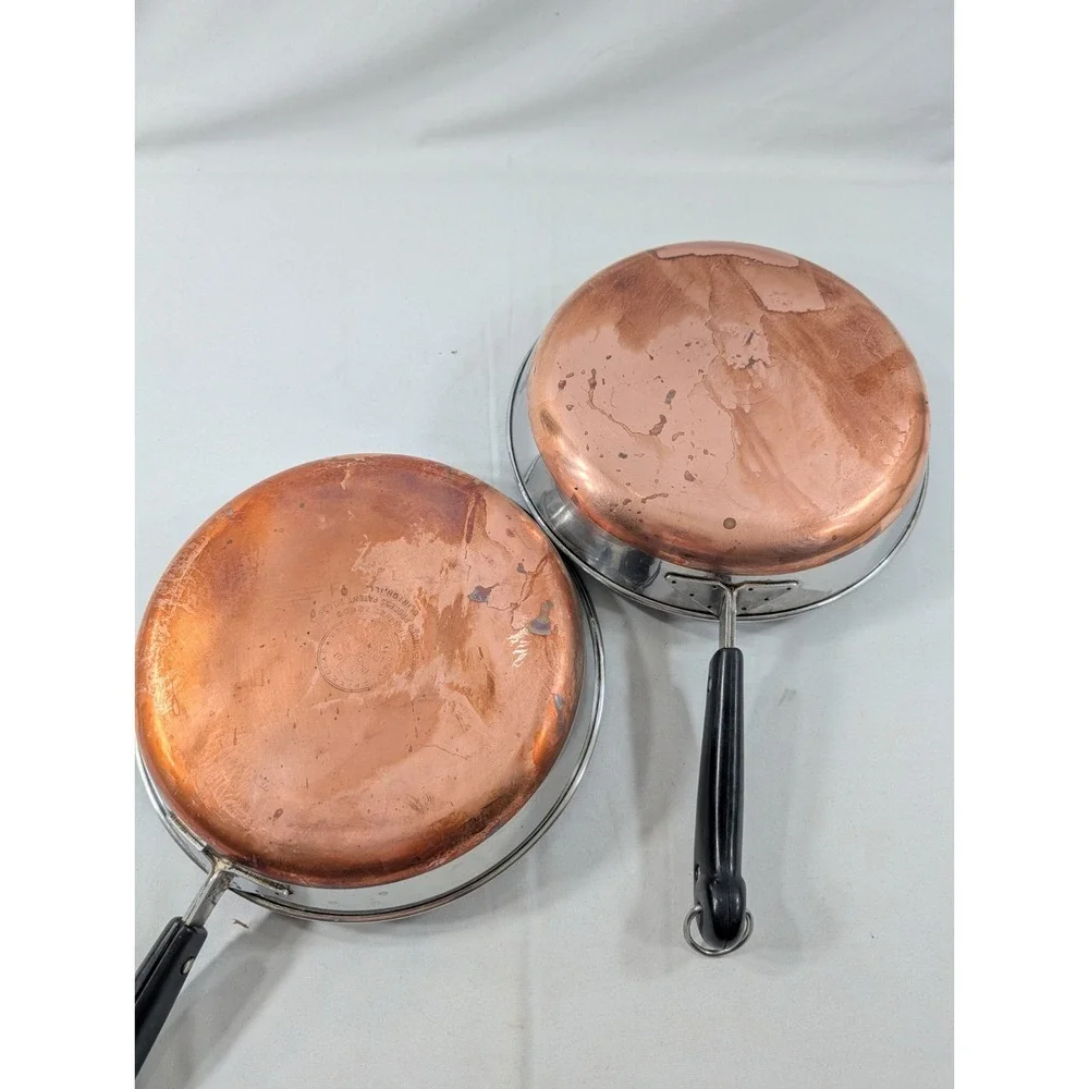 2) Vintage 1801 REVERE WARE 10